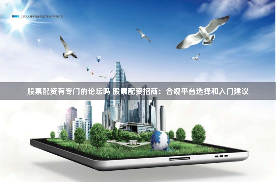 股票配资有专门的论坛吗 股票配资招商：合规平台选择和入门建议