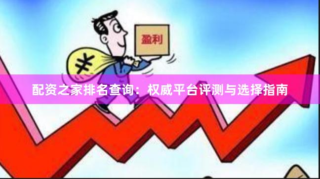 配资之家排名查询：权威平台评测与选择指南